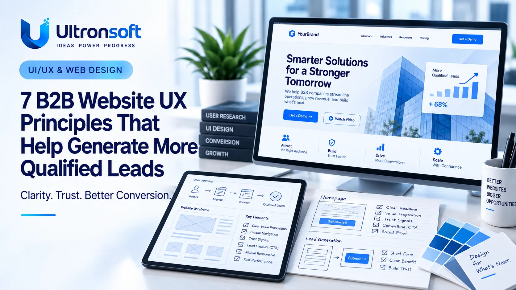 7 B2B Website UX Principles That Help Generate More Qualified Leads